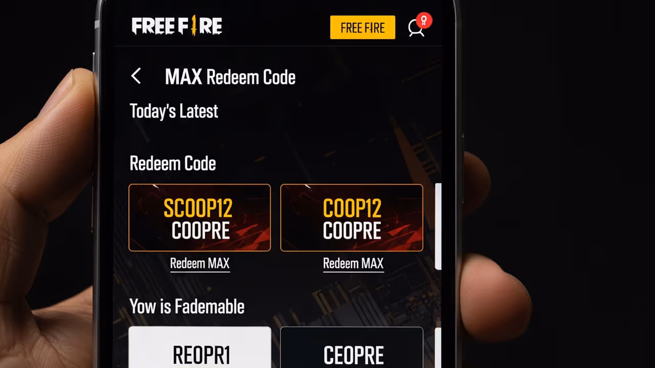 Free Fire Max Redeem Codes