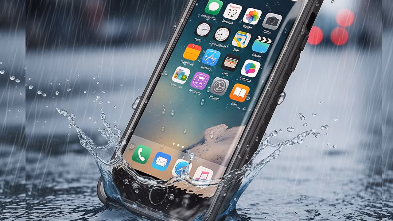 protect phone in rainy season 