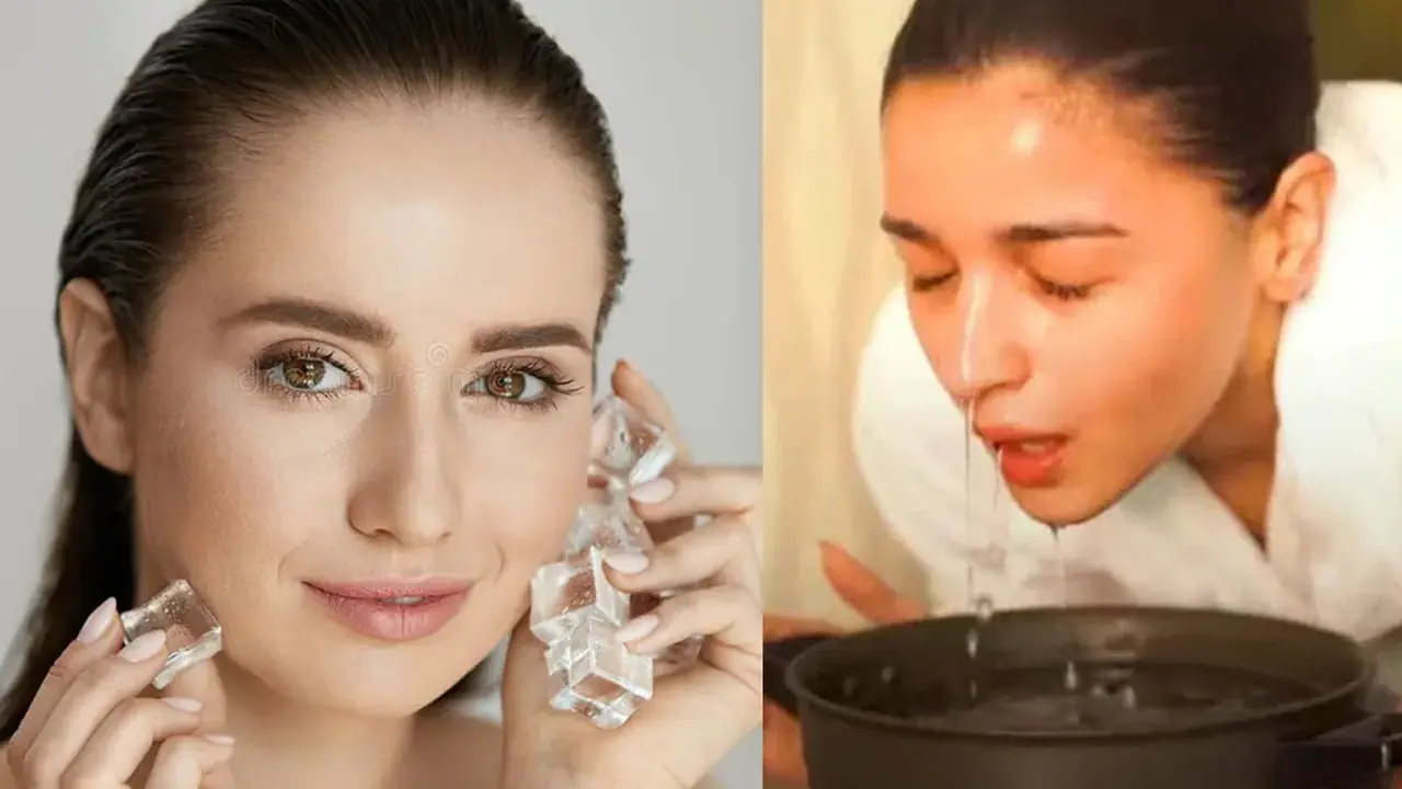 Face icing Vs steaming What is best for Skin Care