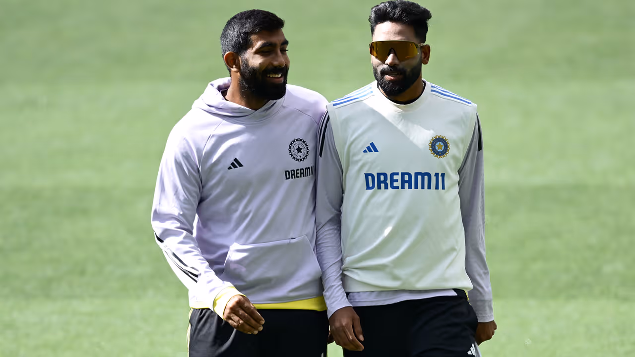 Mohammed Siraj emotional farewell to Jasprit bumrah