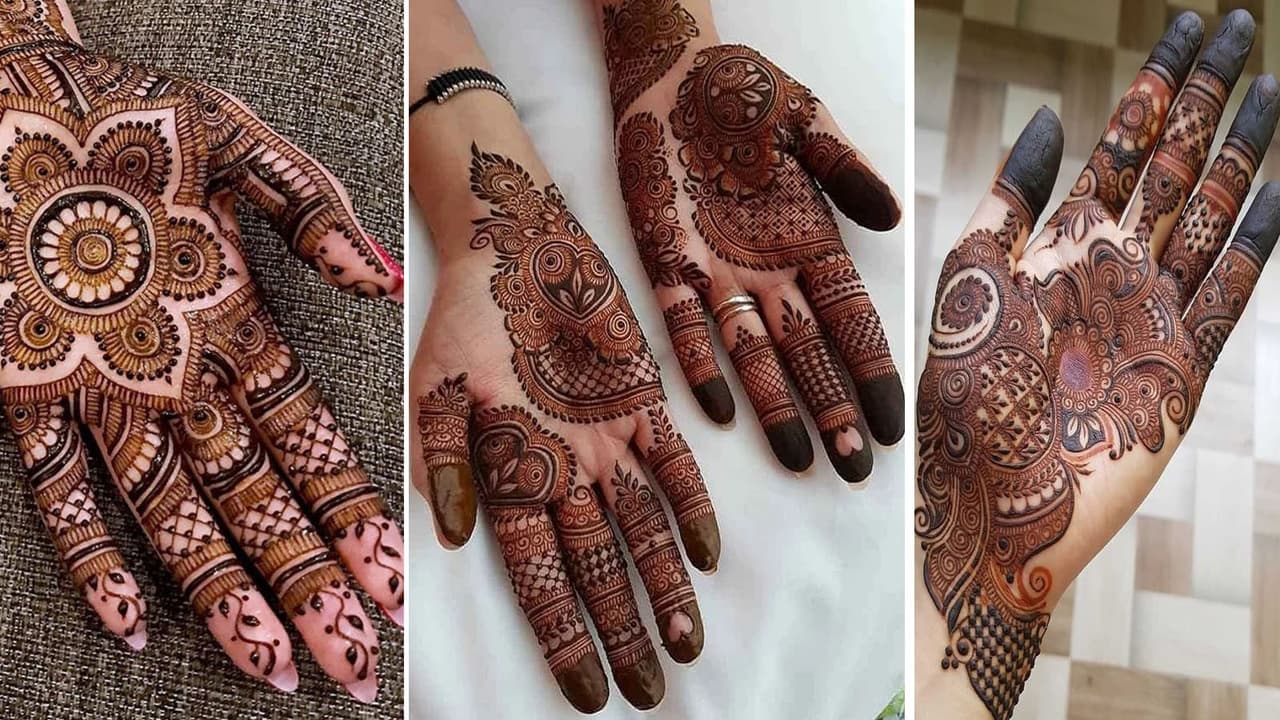Full Palm mehndi designs for Hartalika teej 2025