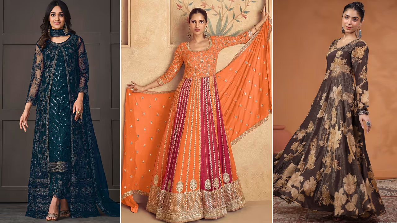 floor length salwar suit readymade design for Ganpati festival 2025 floor length salwar suit readymade design for Ganpati festival 2025