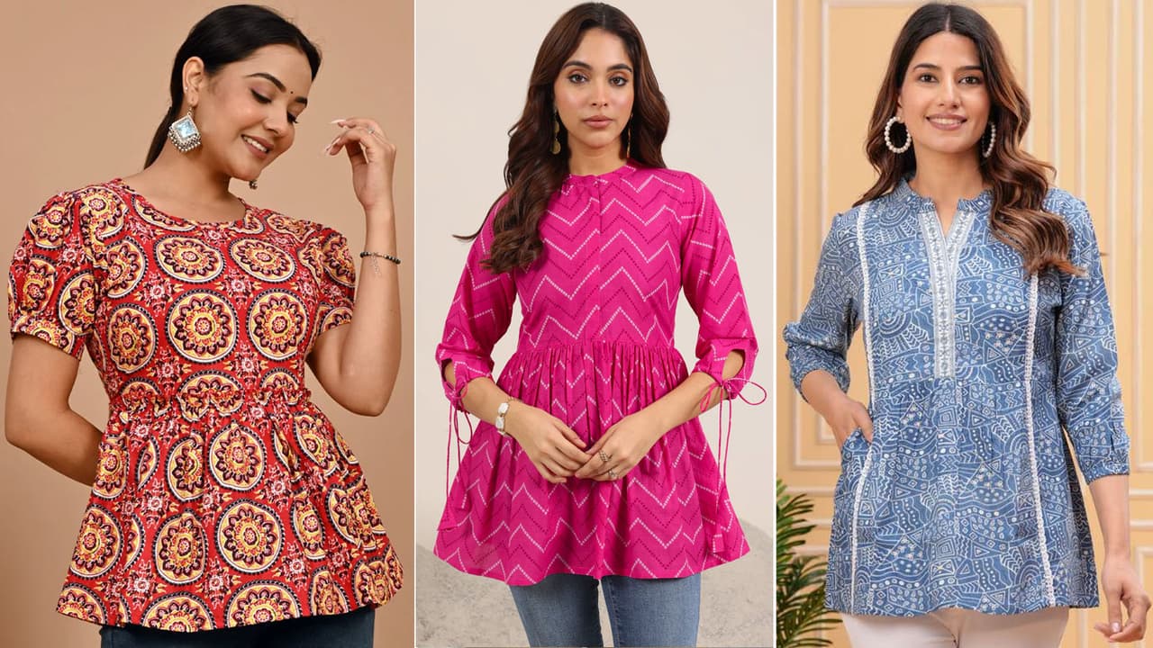 Short Printed Kurti 5 Designs Under 500 for Ganesh Chaturthi