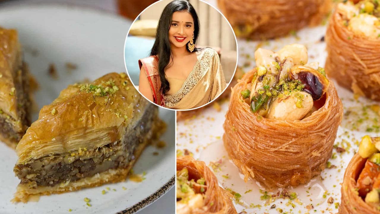 Bigg Boss 19 fame Tanya Mittal Favorite Dubai Baklava 15 min Home Recipe
