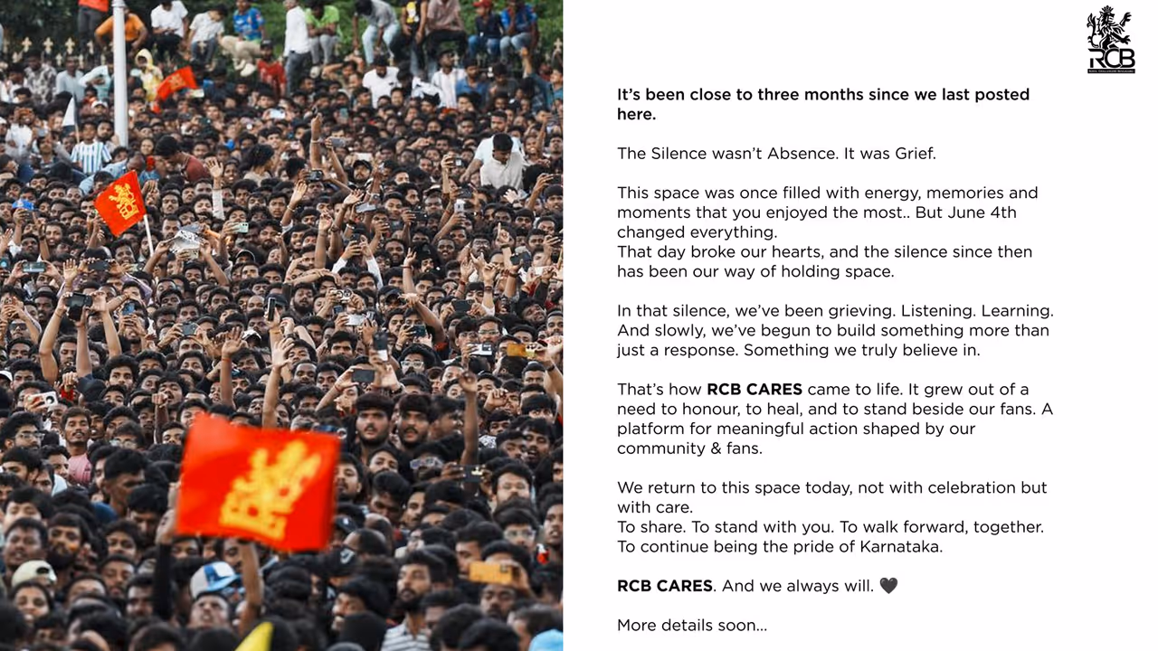 RCB emotional post