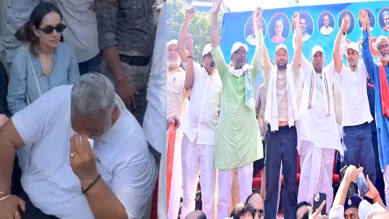 Pappu Yadav not allowed on stage