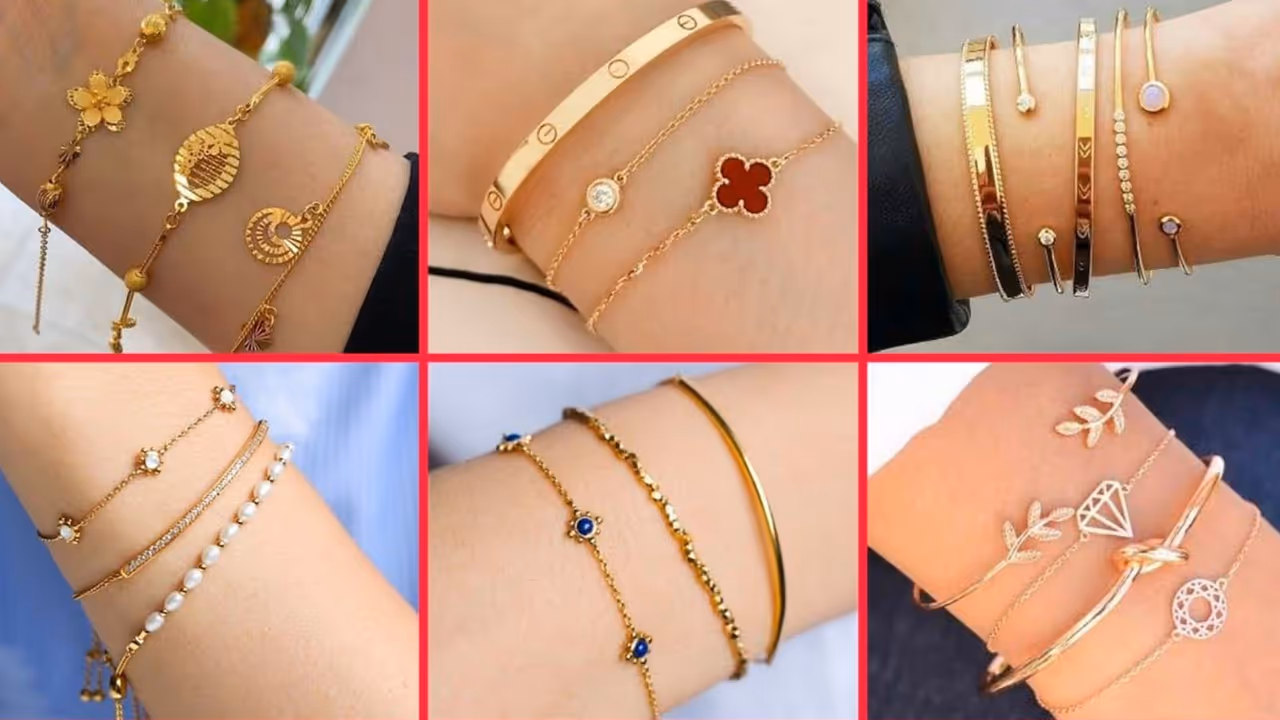 18kt gold Plated bracelet Designs ideas 18kt gold Plated bracelet Designs ideas