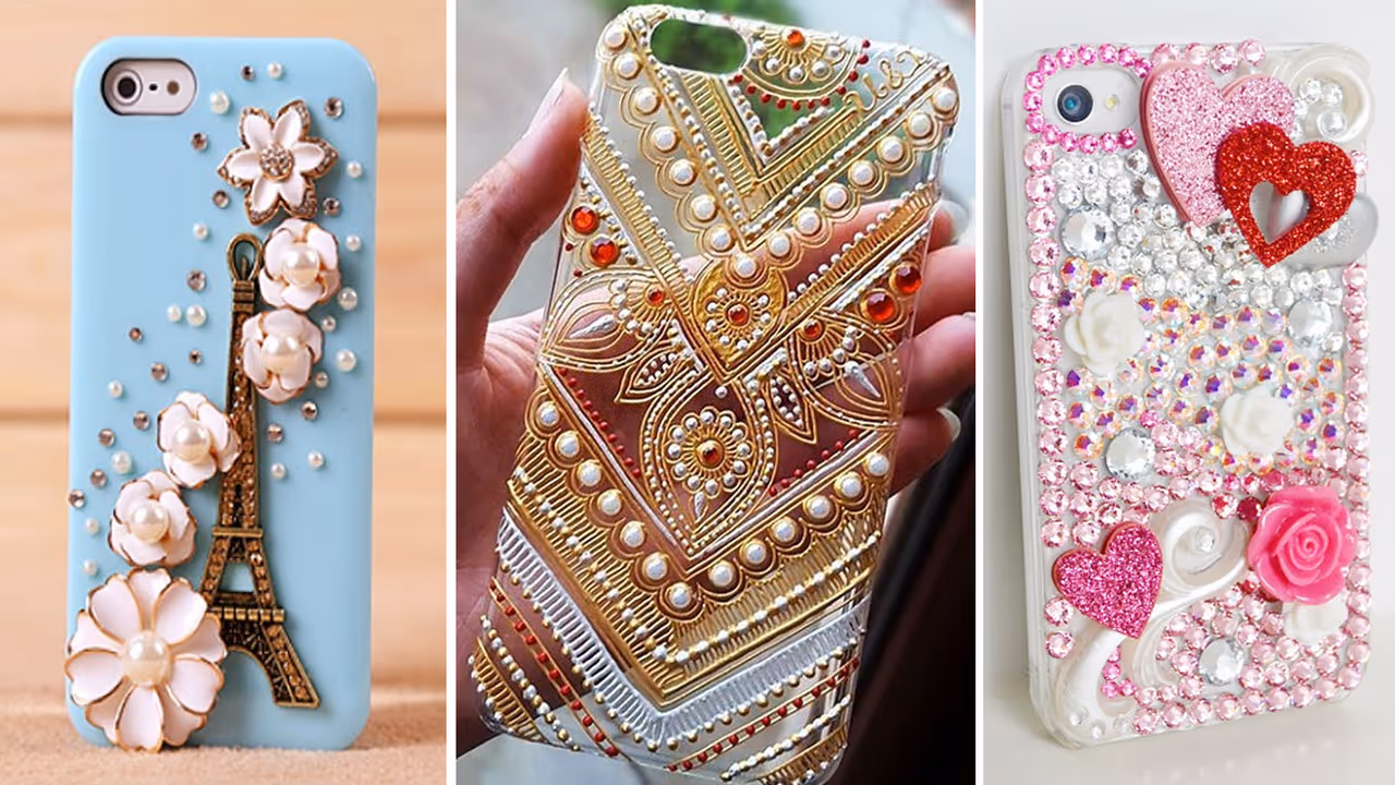 How to Reuse old Phone Cover DIY decoration ideas