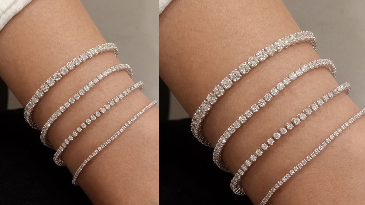 Diamond tennis bracelet designs 1