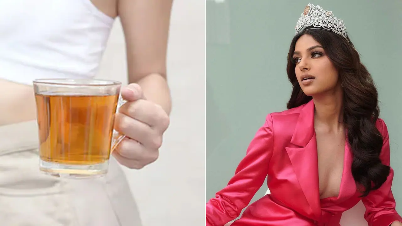 Harnaaz Sandhu secrets is plenty water with pinch of salt for weight loss Harnaaz Sandhu secrets is plenty water with pinch of salt for weight loss