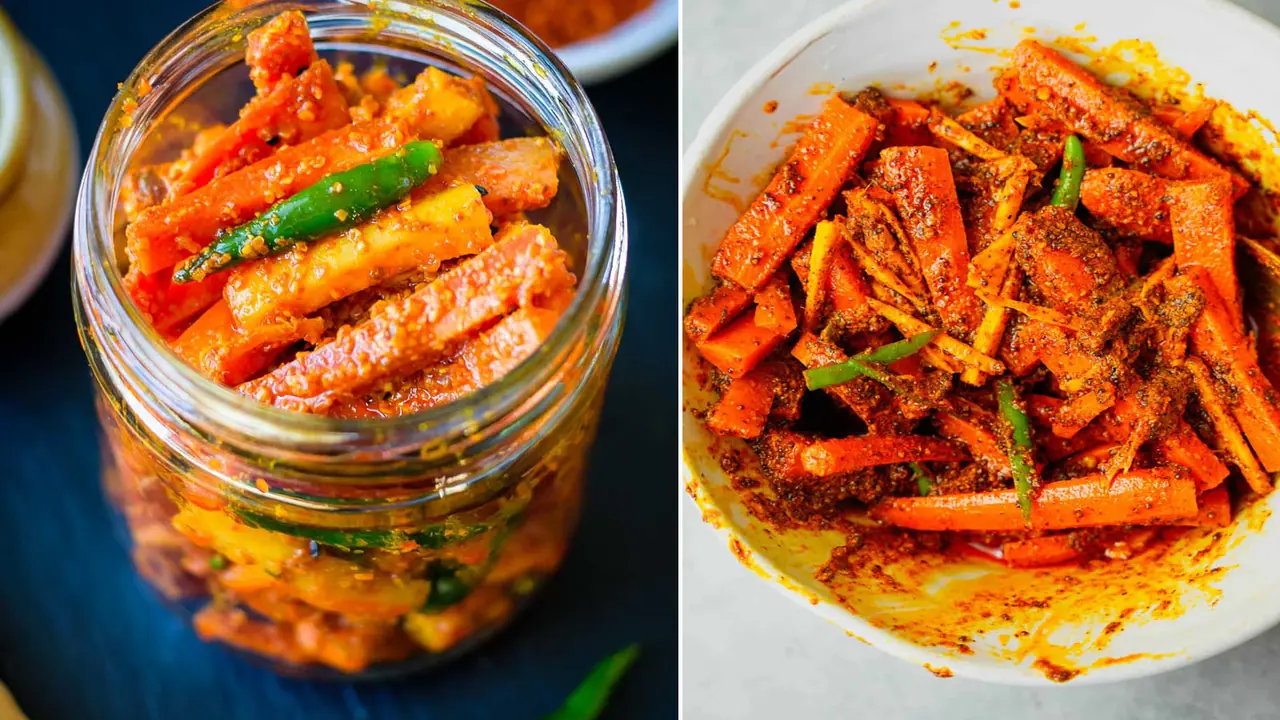 Punjabi Carrot Instant Pickle