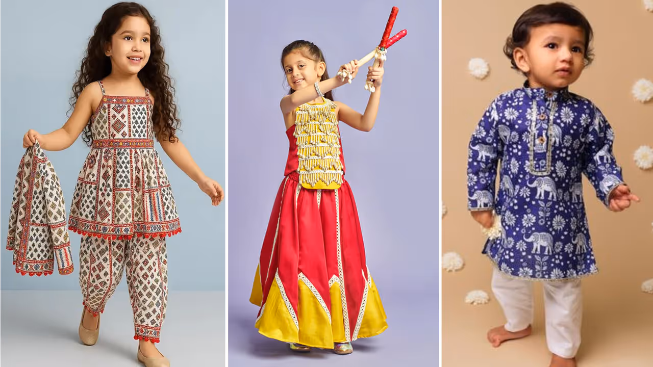 Navratri sale High Discount On Kids Ethnic Outfit Designs