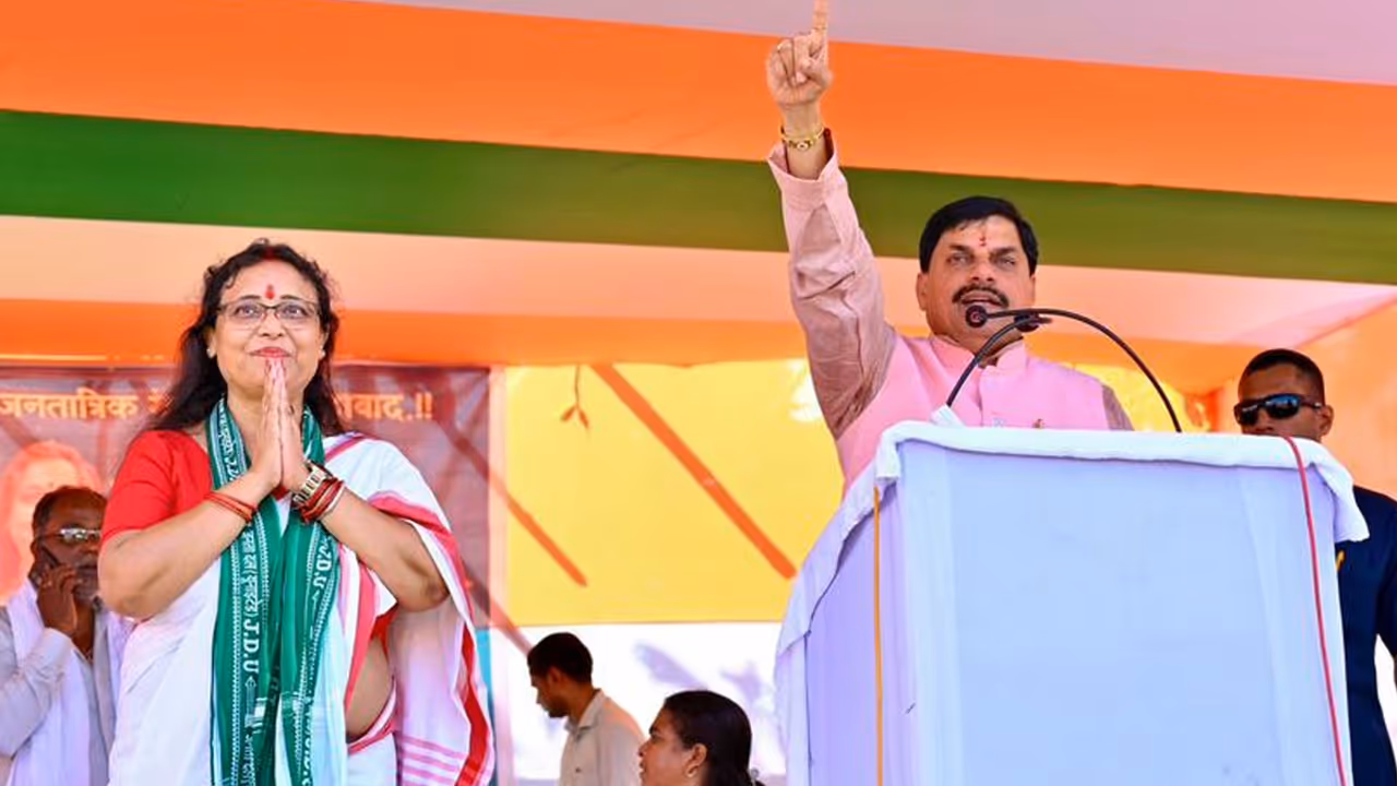 cm mohan yadav attack on congress