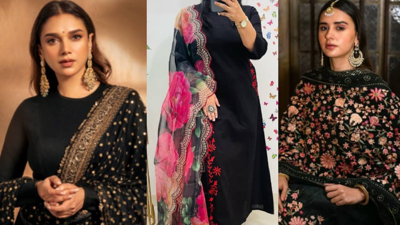 Black suit designs for married women