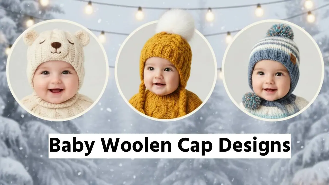 BABY WOOLEN CAP DESIGNS