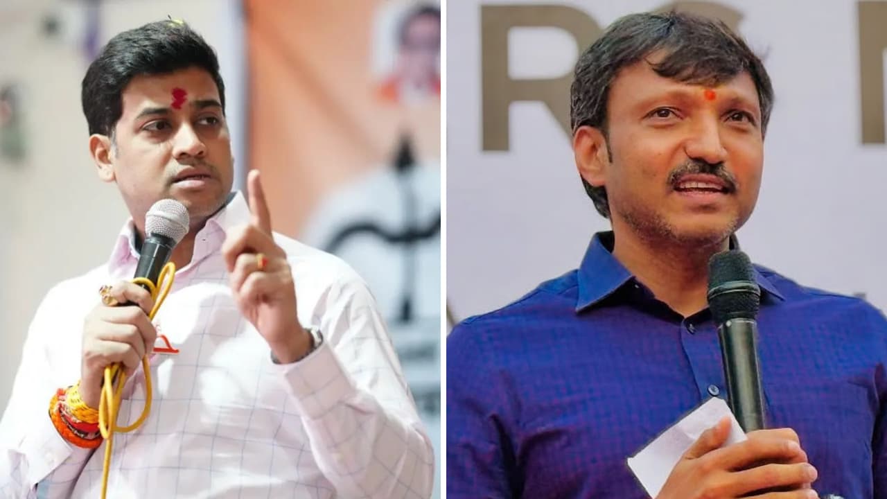 Shrikant Shinde and Omraje Nimbalkar Shrikant Shinde and Omraje Nimbalkar