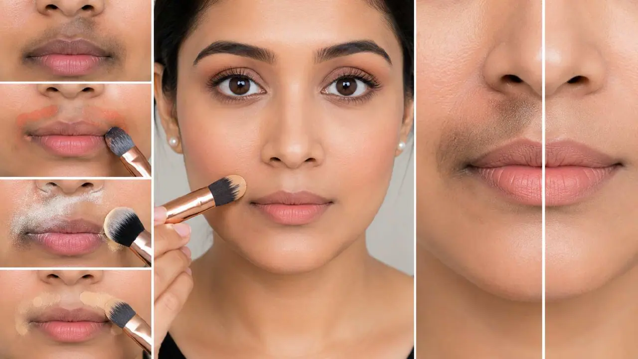 Dark Lips Area After Makeup Dark Lips Area After Makeup