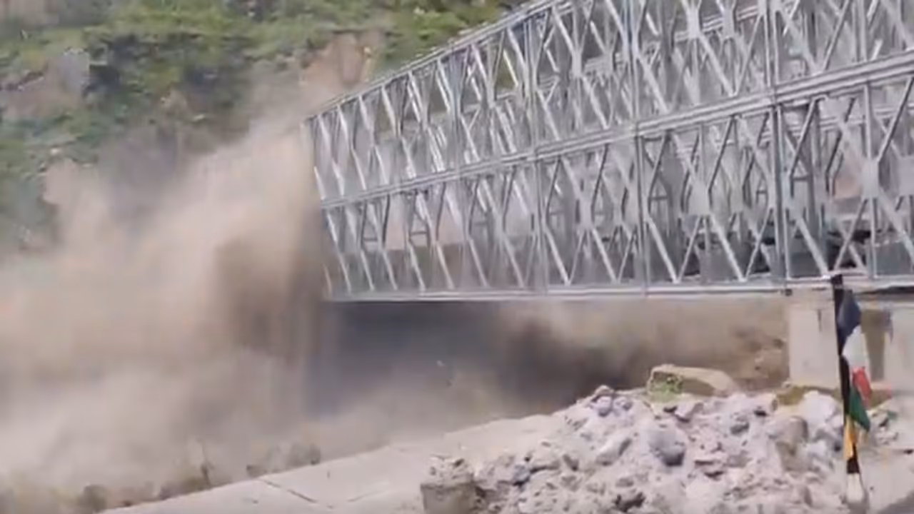 uttarakhand bridge washed out uttarakhand bridge washed out