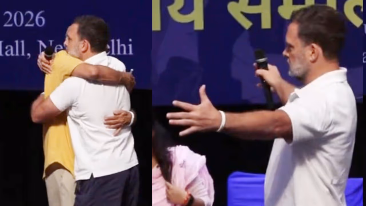 Rahul Gandhi mocks pm modi Rahul Gandhi mocks pm modi