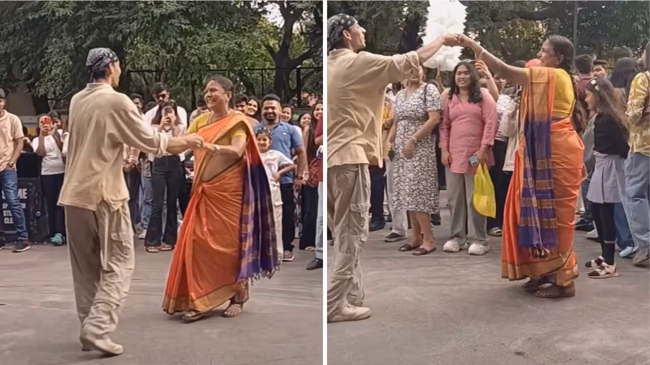 Street Dancer Invites Elderly Woman To Dance, Her Joy And Motherly Gesture Melt Hearts Online Street Dancer Invites Elderly Woman To Dance, Her Joy And Motherly Gesture Melt Hearts Online
