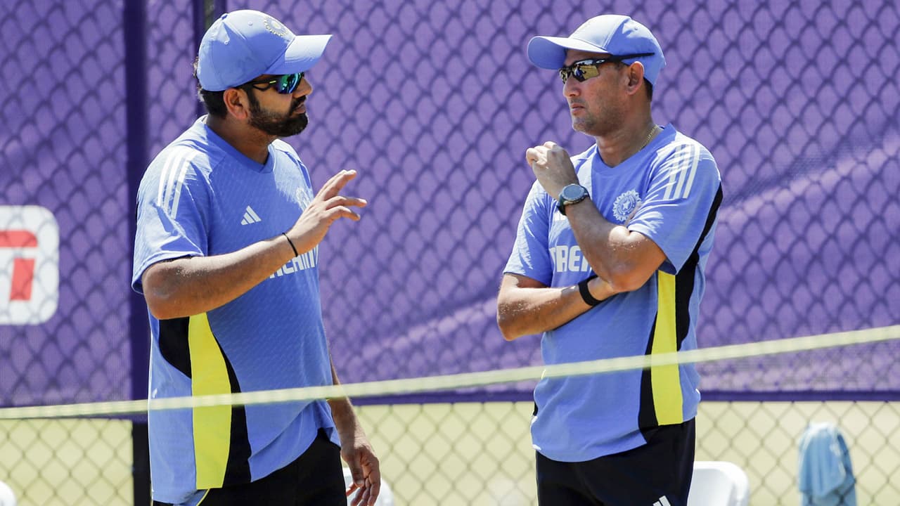 Rohit Sharma and Ajit Agarkar Rohit Sharma and Ajit Agarkar
