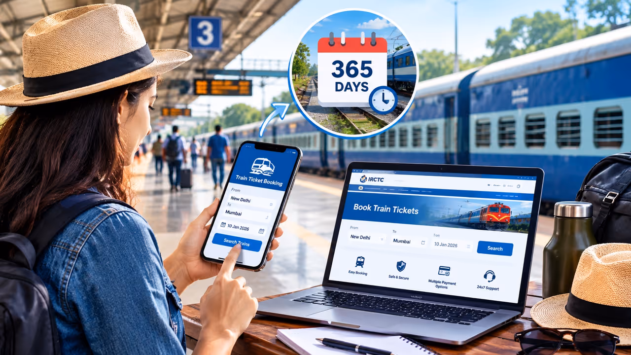 Train Ticket Booking 365 Days in Advance Train Ticket Booking 365 Days in Advance