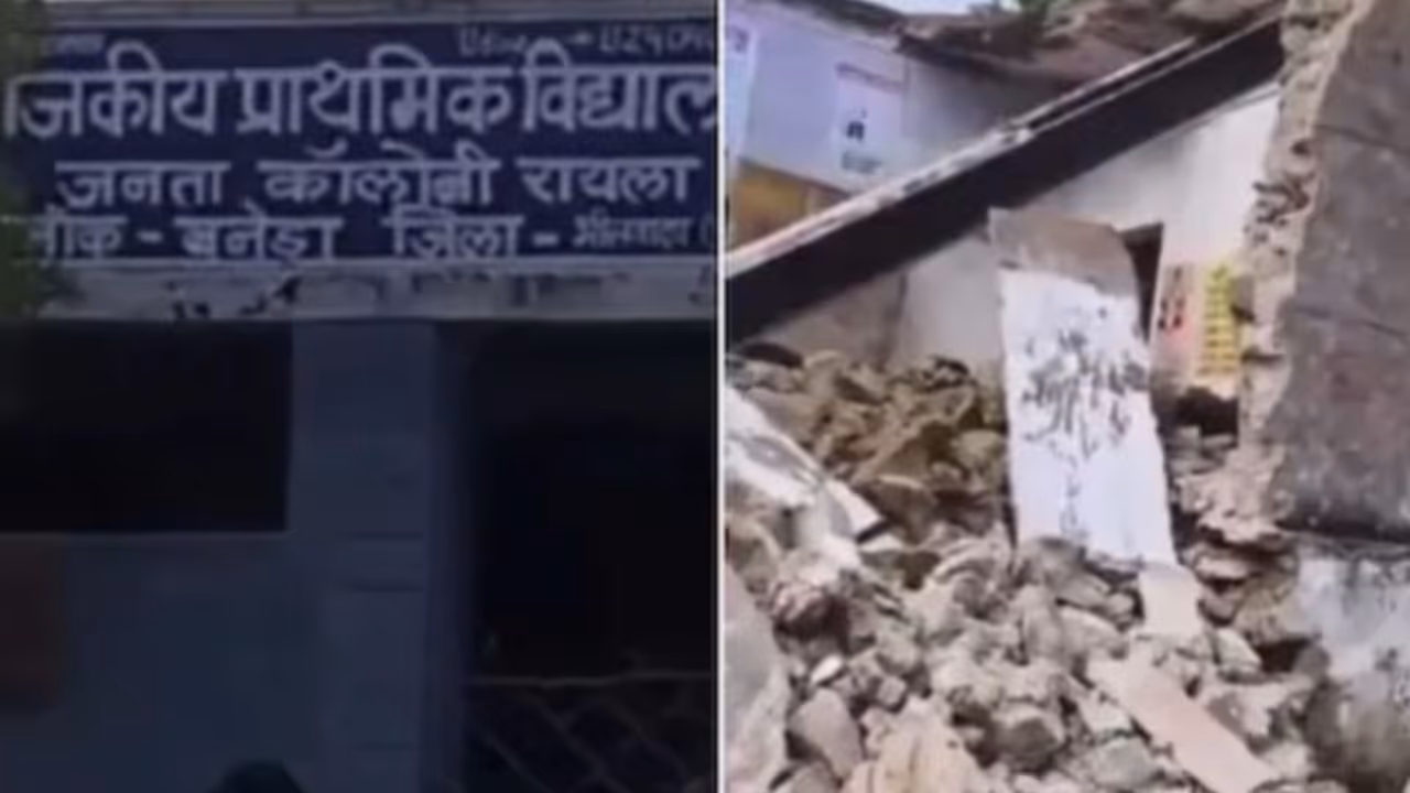 bhilwara government primary school building collapse