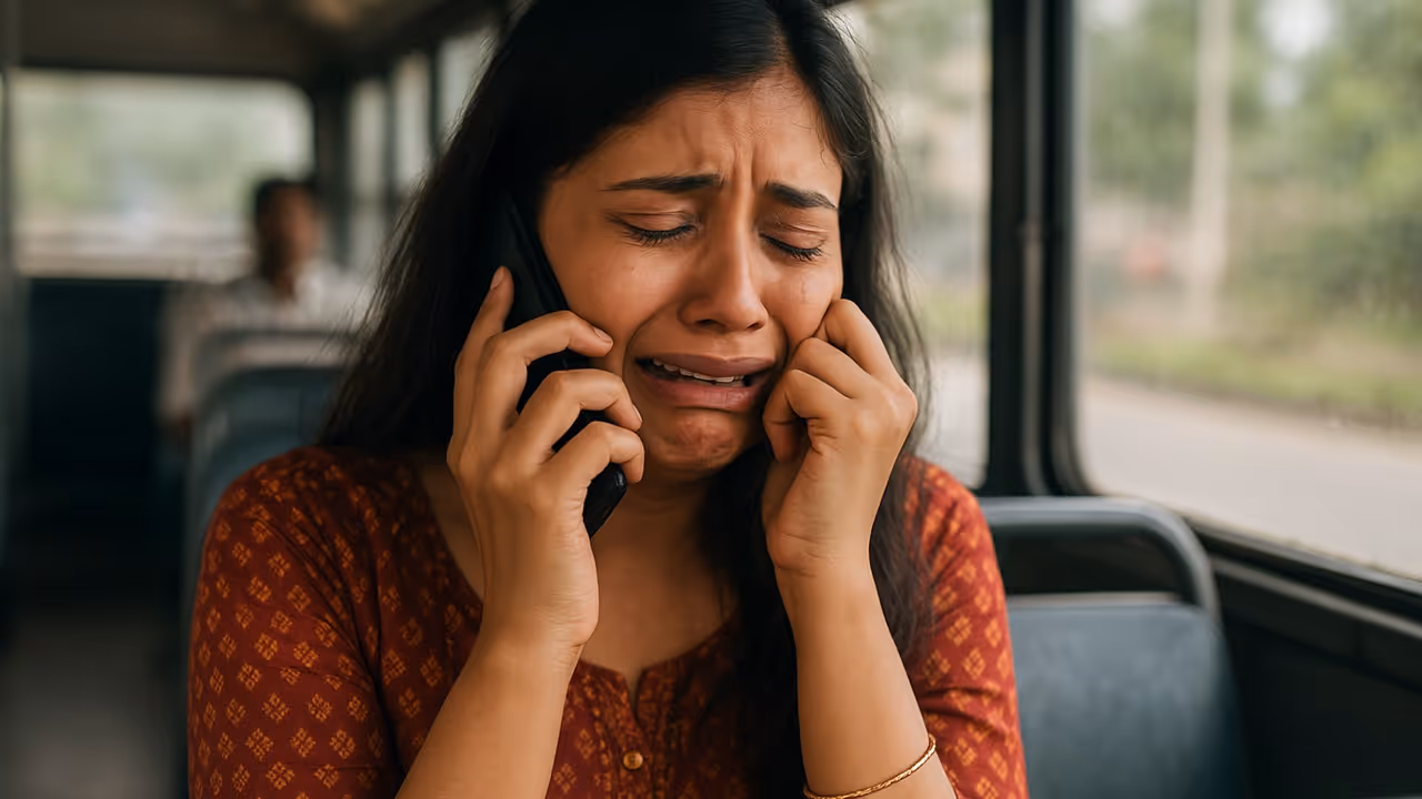 woman death bus call