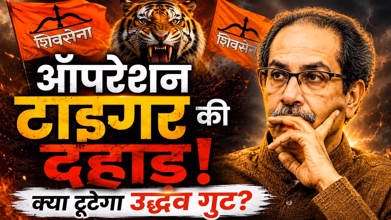 Posters of both Shiv Sena factions adorn Mumbai as the party marks its foundation day amid political speculation over "Operation Tiger Posters of both Shiv Sena factions adorn Mumbai as the party marks its foundation day amid political speculation over "Operation Tiger