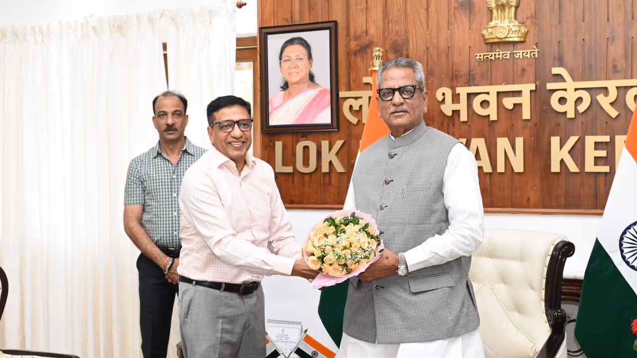 Om Prakash Mathur Takes Oath As 29th Governor Of Keralam Om Prakash Mathur Takes Oath As 29th Governor Of Keralam