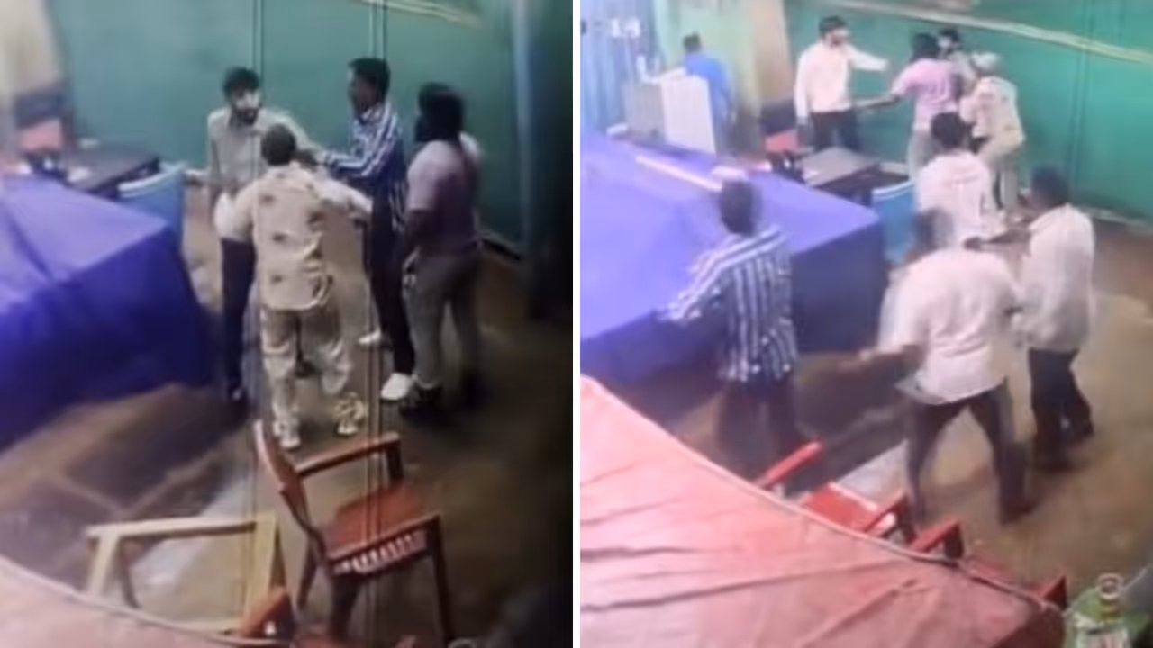 Karnataka crime Belagavi Gymkhana Club shooting Man survives assassination attempt after pushing away gunmen Karnataka crime Belagavi Gymkhana Club shooting Man survives assassination attempt after pushing away gunmen