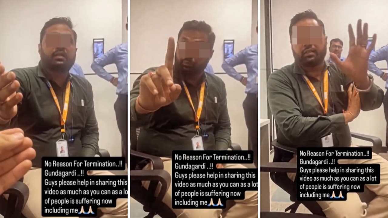 Private company termination video goes viral after employee questions manager on camera Private company termination video goes viral after employee questions manager on camera