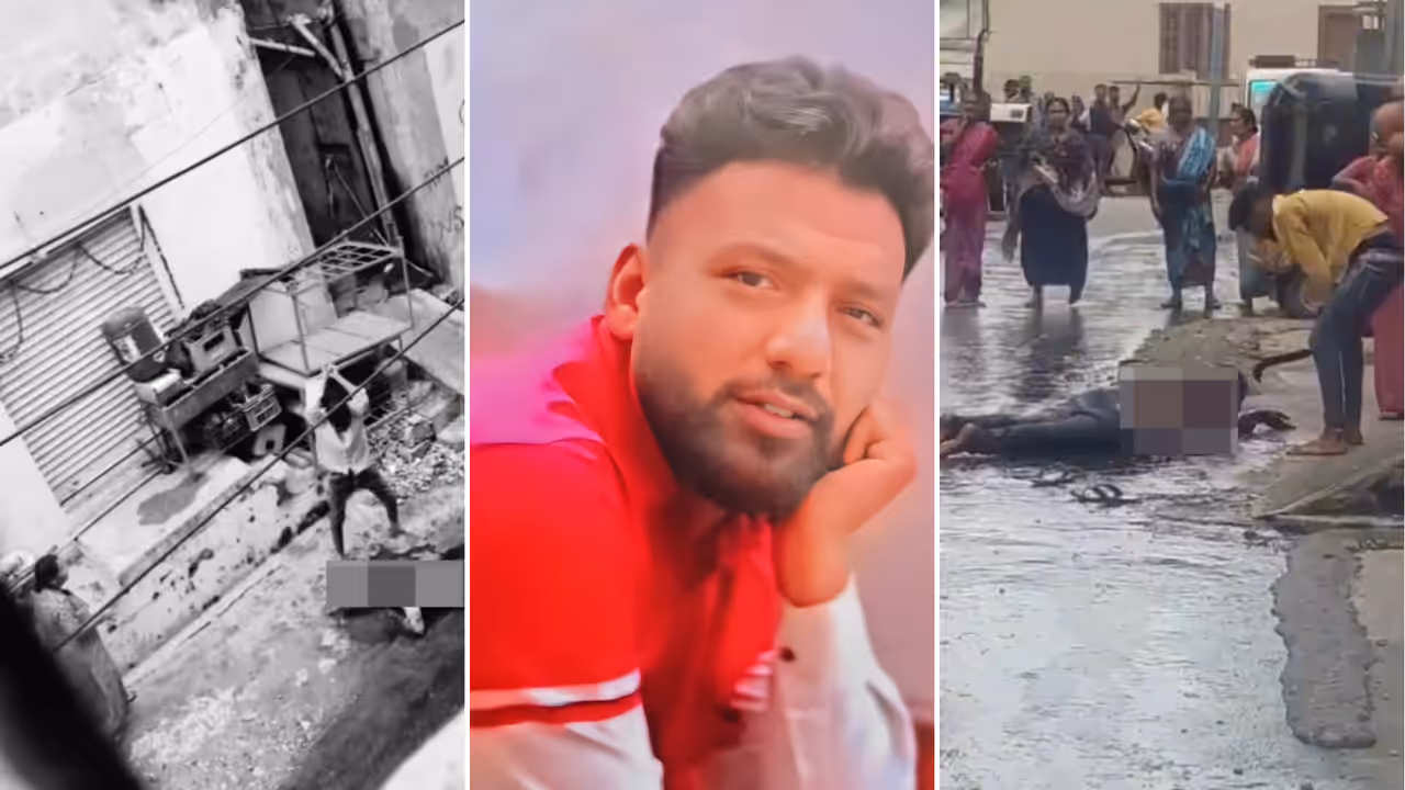 Telangana Crime Saidabad Murder Hyderabad Man Hacked To Death In Public View Attack Caught On Camera Telangana Crime Saidabad Murder Hyderabad Man Hacked To Death In Public View Attack Caught On Camera