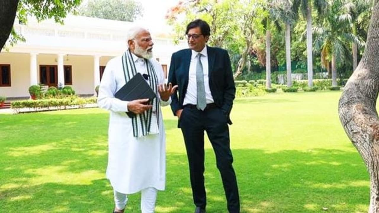  PM Modi interview with Arnab goswami