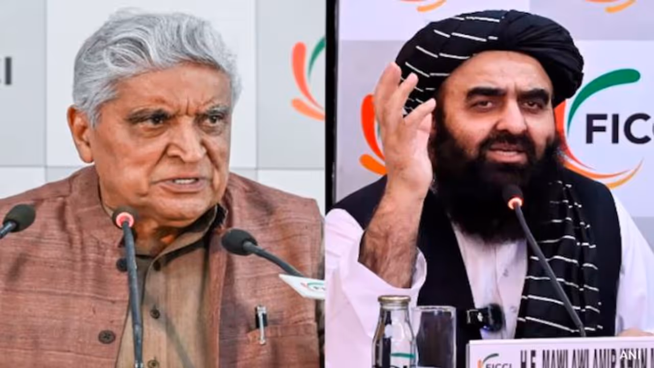 Javed Akhtar slams government for Warm Welcome to Taliban Minister Javed Akhtar slams government for Warm Welcome to Taliban Minister