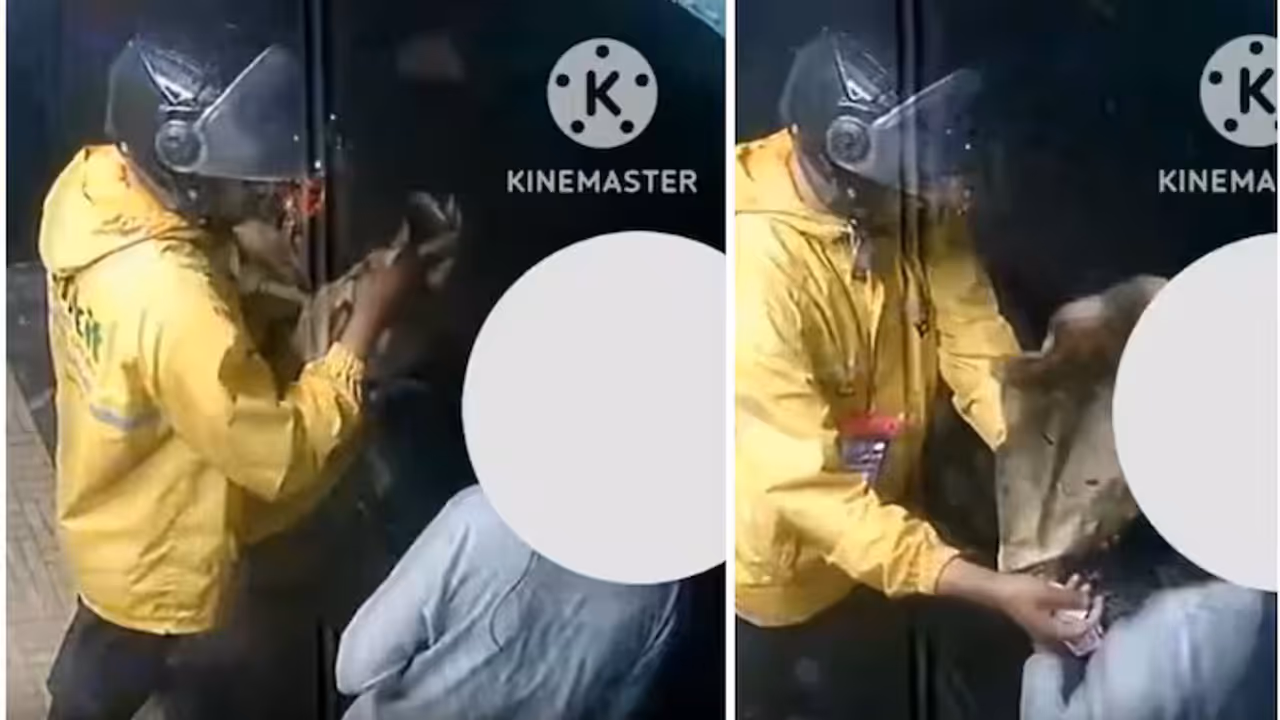 woman accuses Blinkit delivery agent