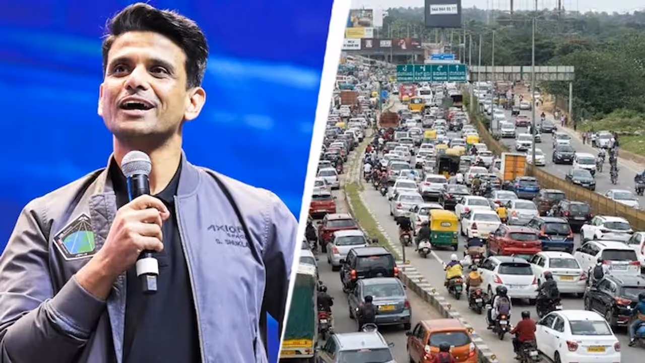 Astronaut Shubhanshu Shukla jokes about Bengaluru traffic at Tech Summit