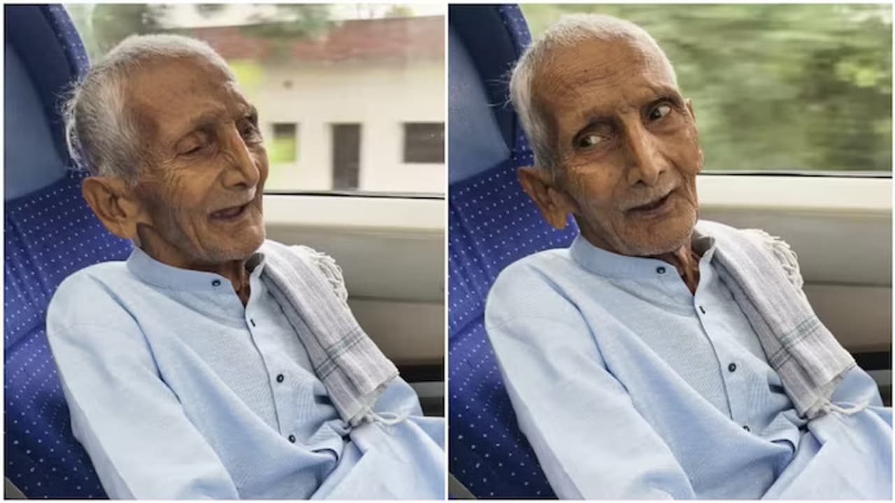 Father Walked to Save ₹5, Son Gifts Him an Emotional Vande Bharat Journey Father Walked to Save ₹5, Son Gifts Him an Emotional Vande Bharat Journey