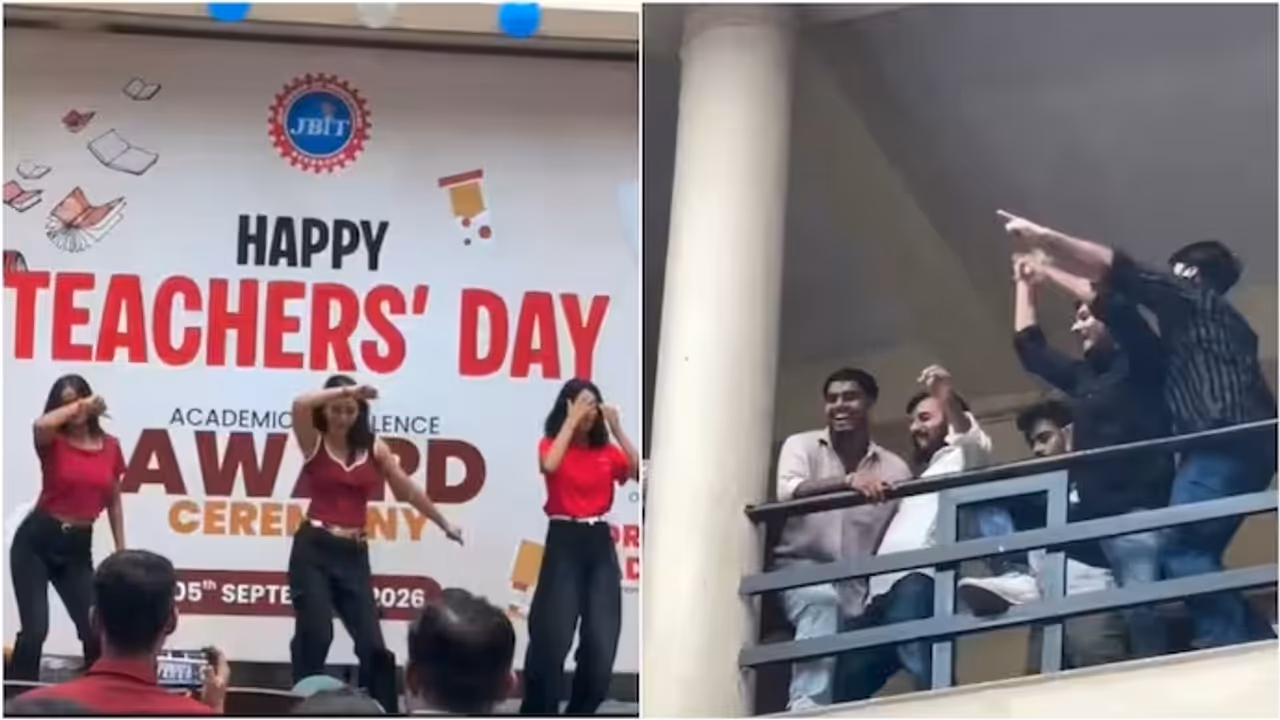 College Students Dance To Ooh La La At Teachers’ Day Ceremony, Performance Draws Criticism Online College Students Dance To Ooh La La At Teachers’ Day Ceremony, Performance Draws Criticism Online