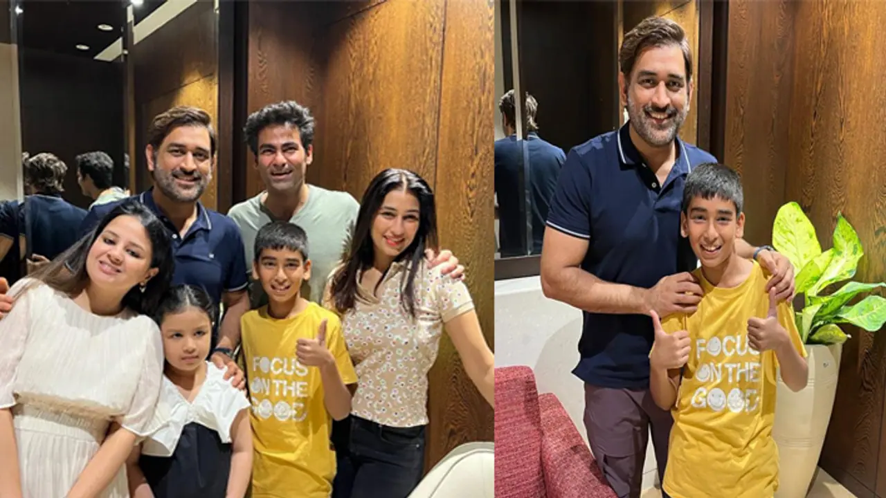 Mohammed Kaif met MS Dhoni at airport 