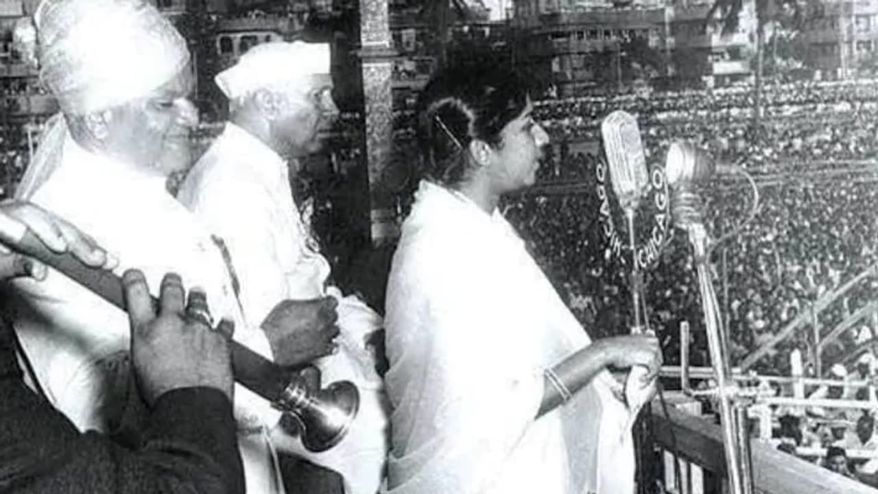 when Lata Mangeshkar first sung aye mere watan ke logo song when Lata Mangeshkar first sung aye mere watan ke logo song