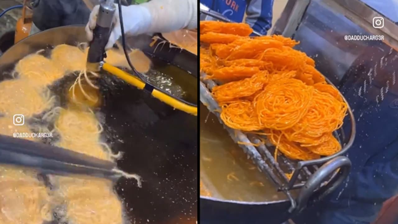 Pakistani food vendor makes Jalebi using 3D printer nozzle