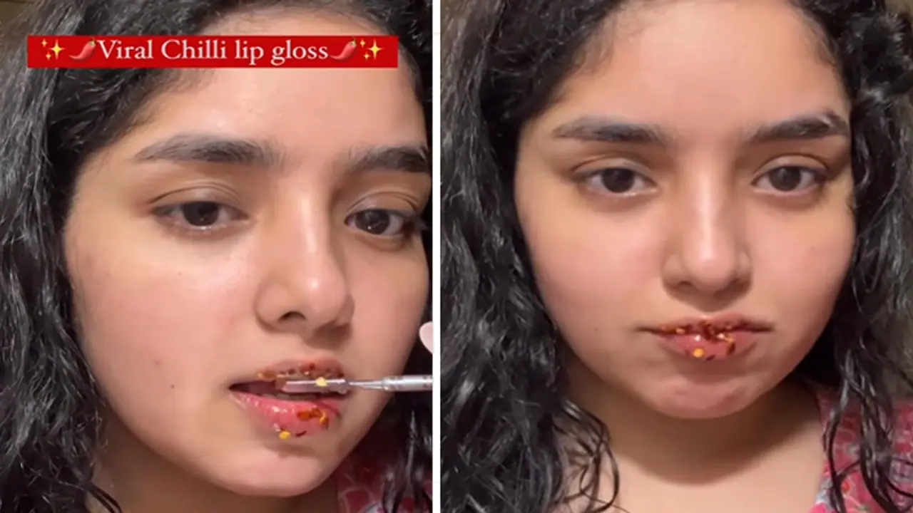 chilli flakes used to get red lips