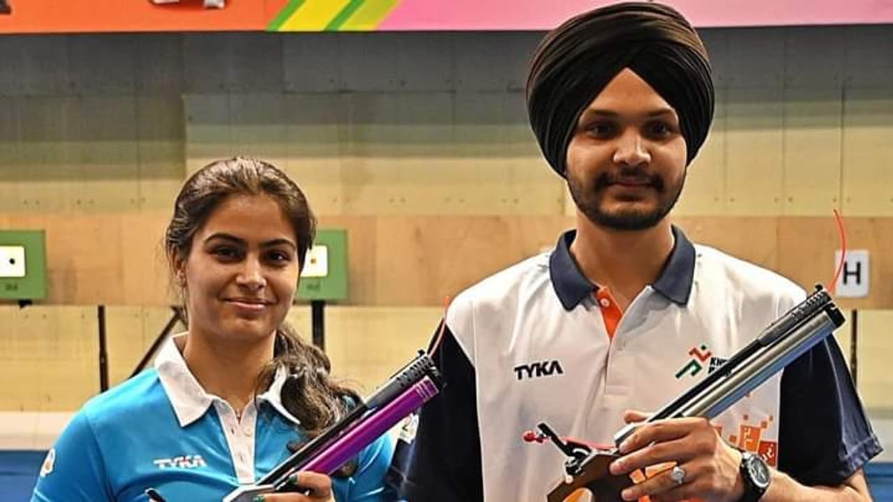 manu bhaker and sarbojit singh manu bhaker and sarbojit singh