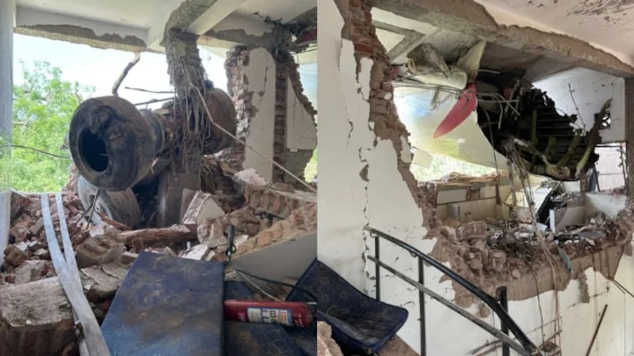 Plane crash medical college