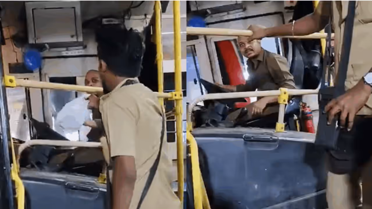 Mumbai bus driver halted his bus in the middle of a busy road to buy sev puri Mumbai bus driver halted his bus in the middle of a busy road to buy sev puri