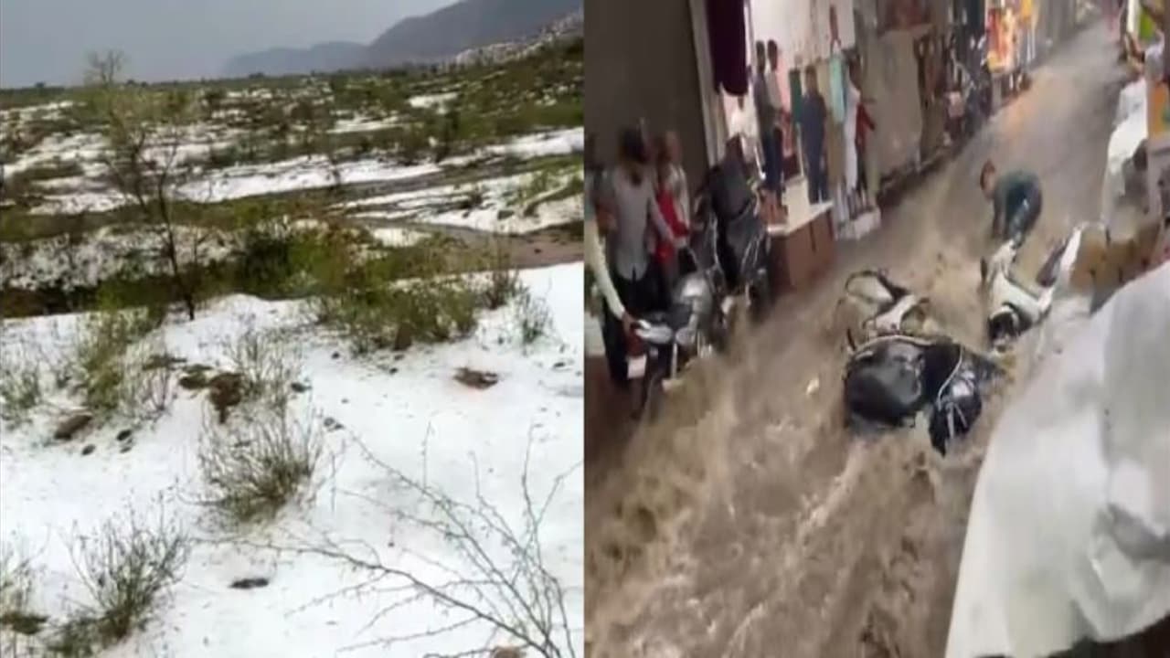 राजस्थान में बारिश