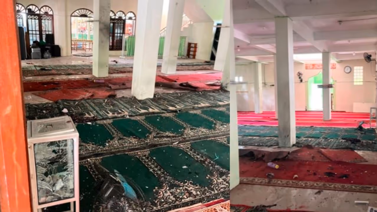 blast in jakarta School Mosque