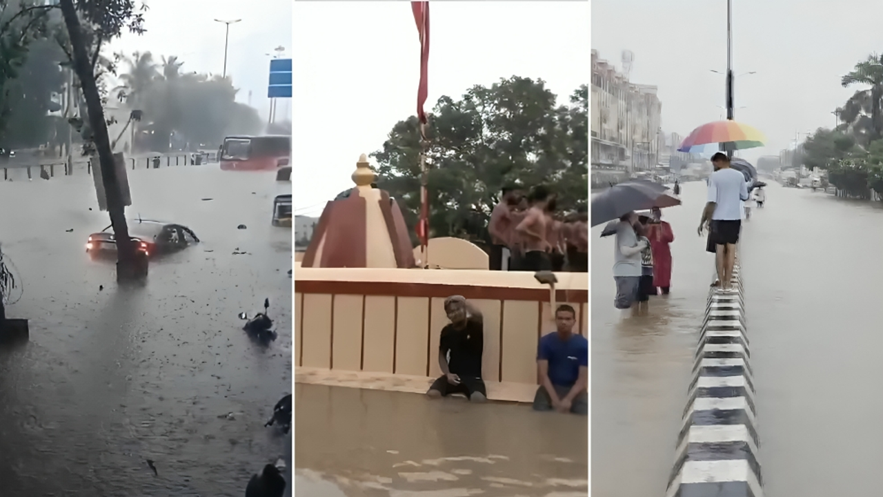 Rain in Surat, Gujarat Rain in Surat, Gujarat