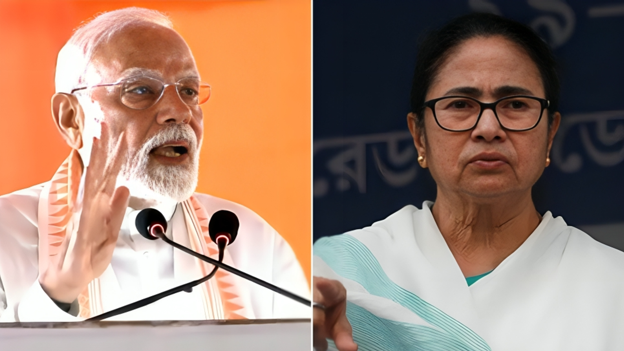 PM Modi and Mamata Banerjee
